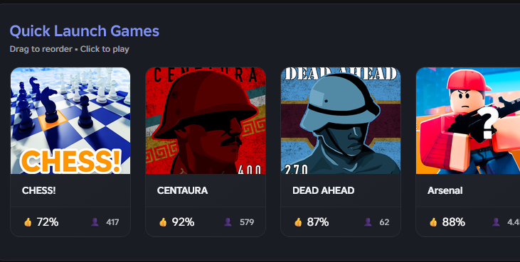 Quick Launch Games